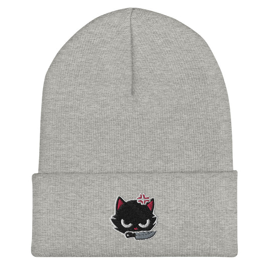 Angy the Cat Cuffed Beanie