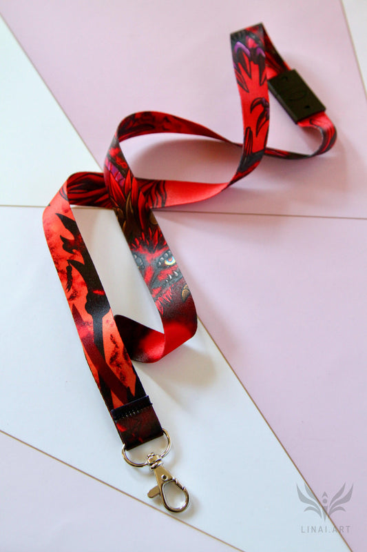 TOTK Demon Dragon Breakaway Lanyard