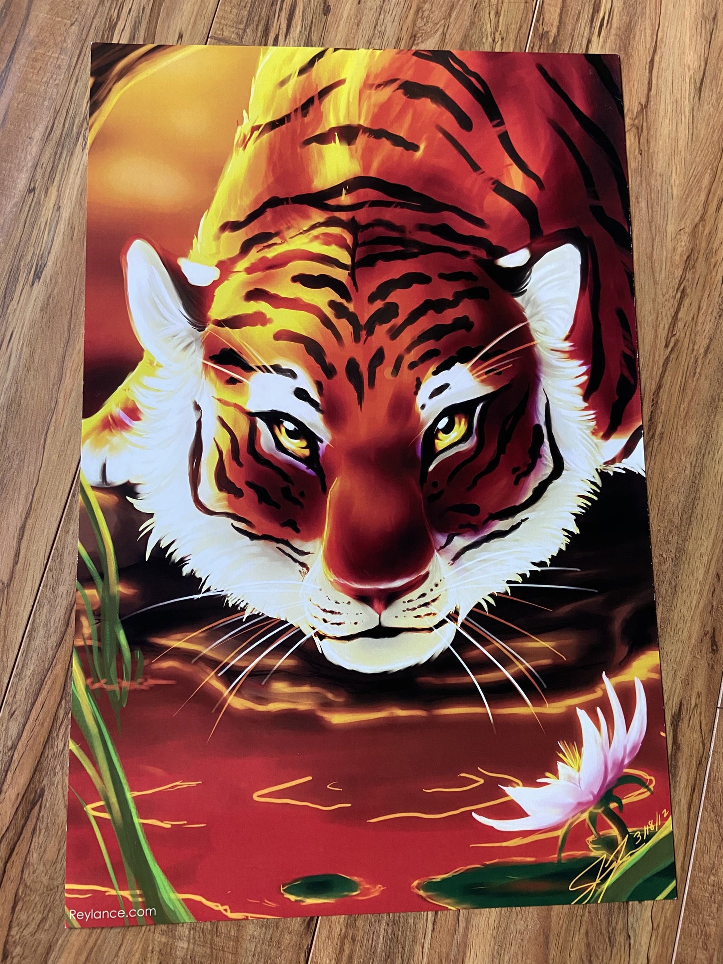 Eyes of the Tiger Print - Art By Linai