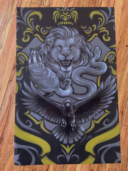 House Crest Print - Art By Linai