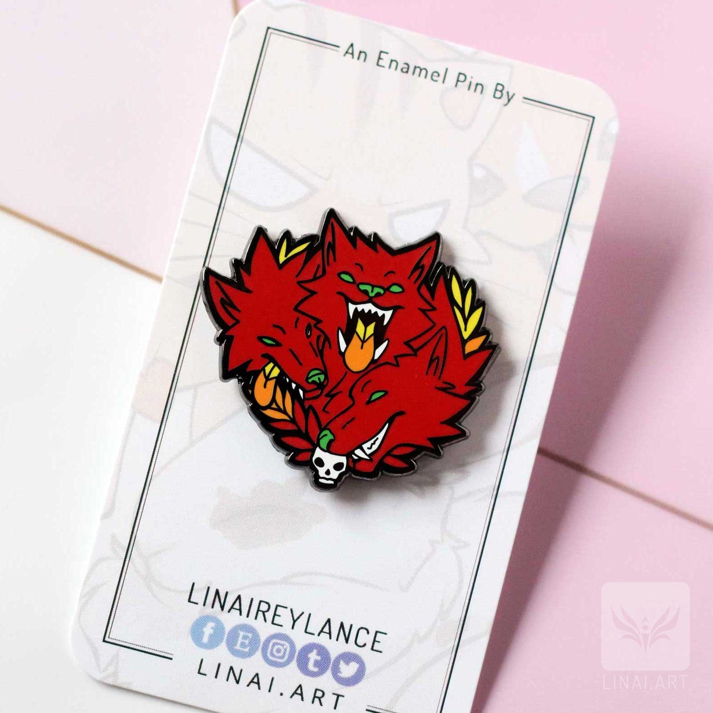 Cerberus Enamel Pin
