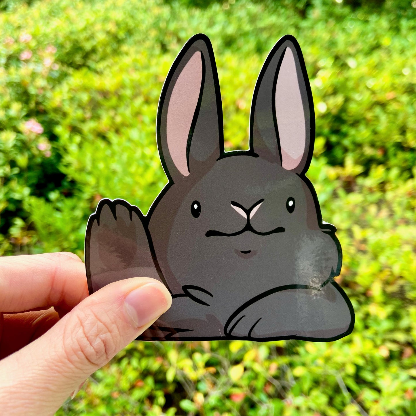 Bunny Wave Static Cling