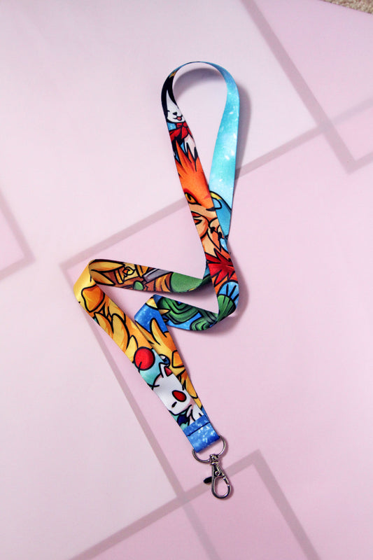 Final Fantasy Mascots Lanyard