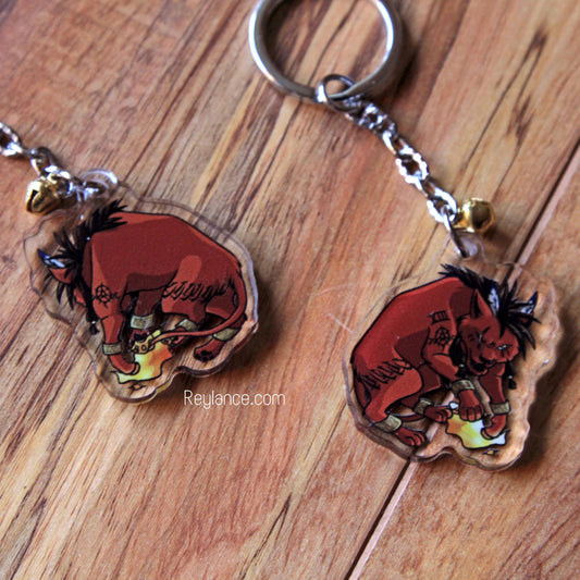 Red XIII (Nanaki) Charm - Art By Linai