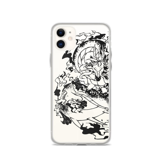 Yue, Fire Dragon iPhone Case - Art By Linai