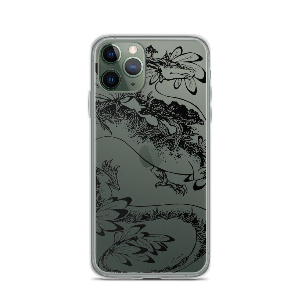 Mokalin, Plant Dragon iPhone Case - Art By Linai