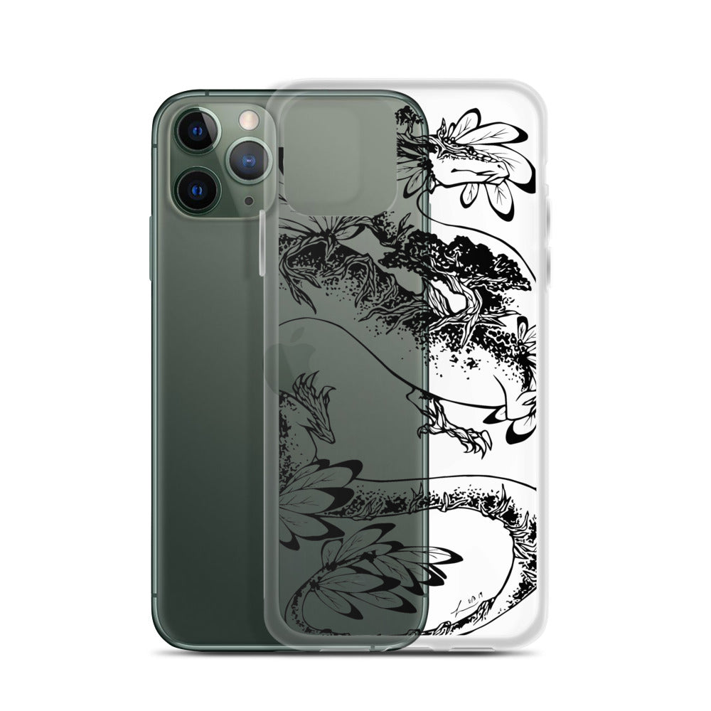 Mokalin, Plant Dragon iPhone Case - Art By Linai
