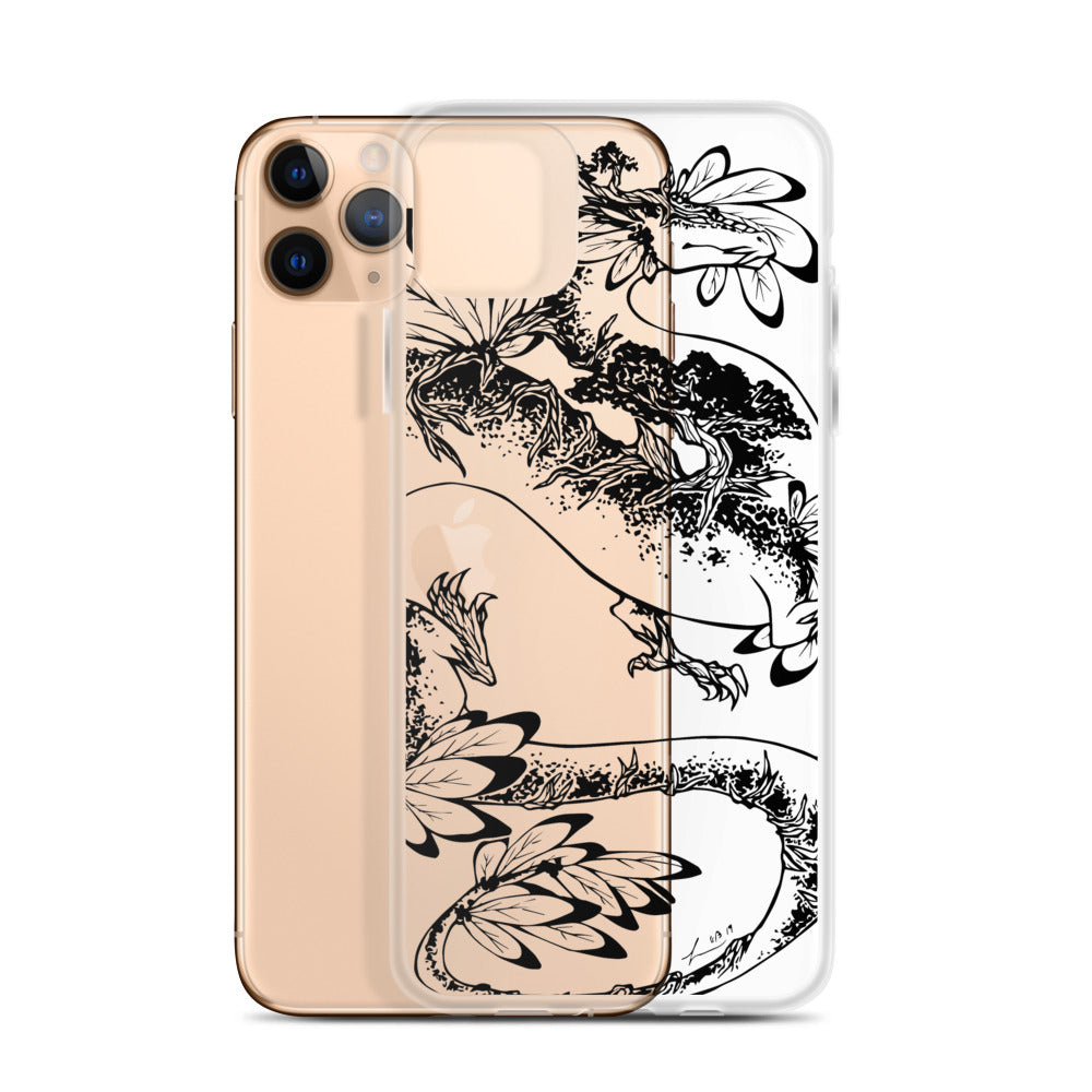 Mokalin, Plant Dragon iPhone Case - Art By Linai
