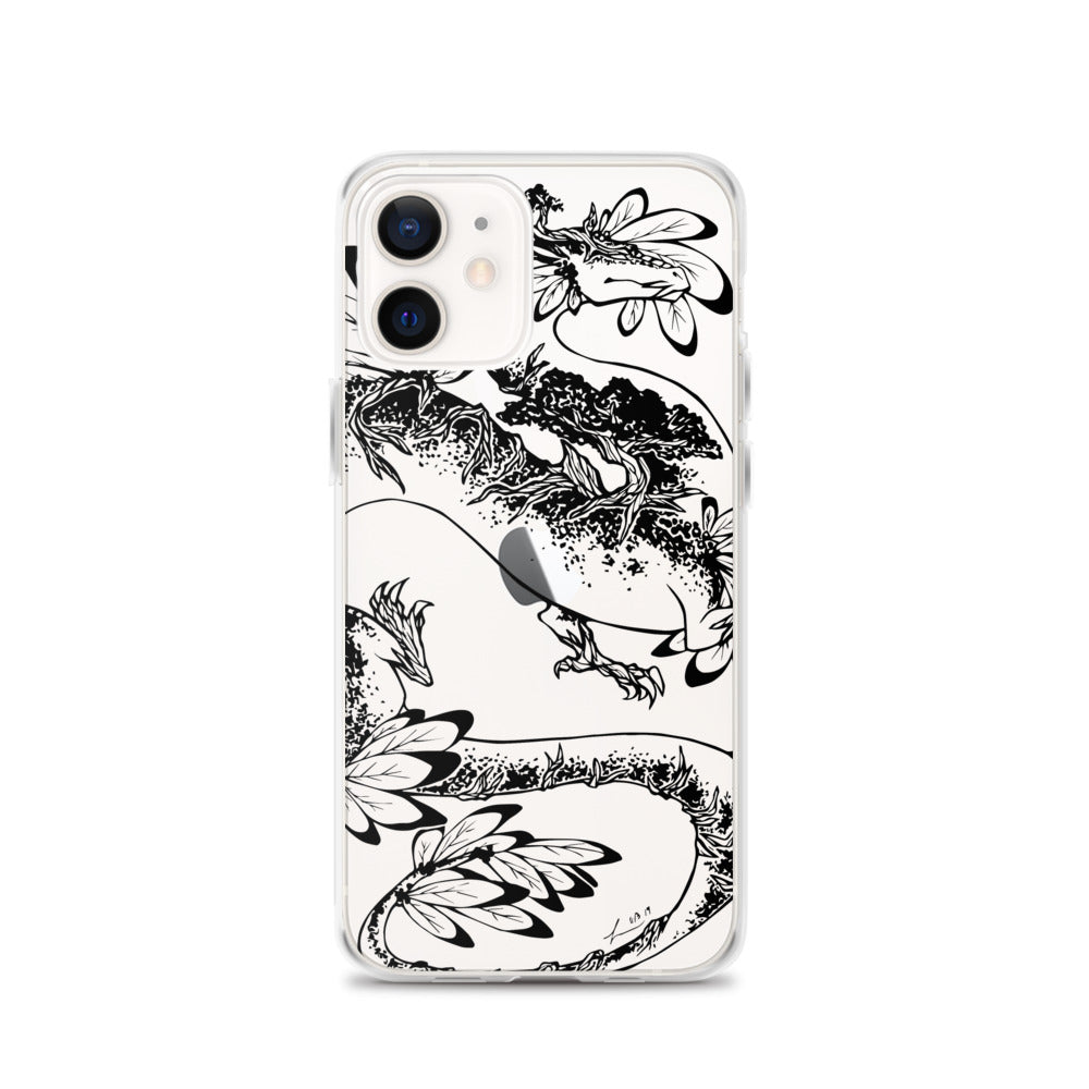 Mokalin, Plant Dragon iPhone Case - Art By Linai
