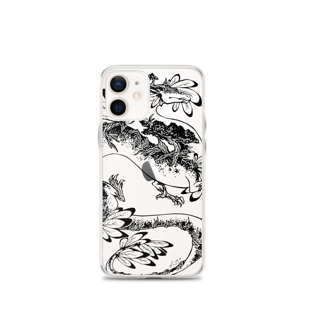 Mokalin, Plant Dragon iPhone Case - Art By Linai