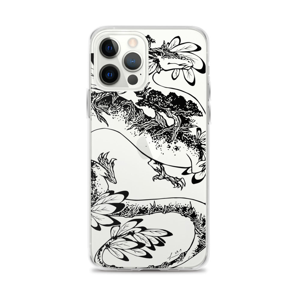 Mokalin, Plant Dragon iPhone Case - Art By Linai