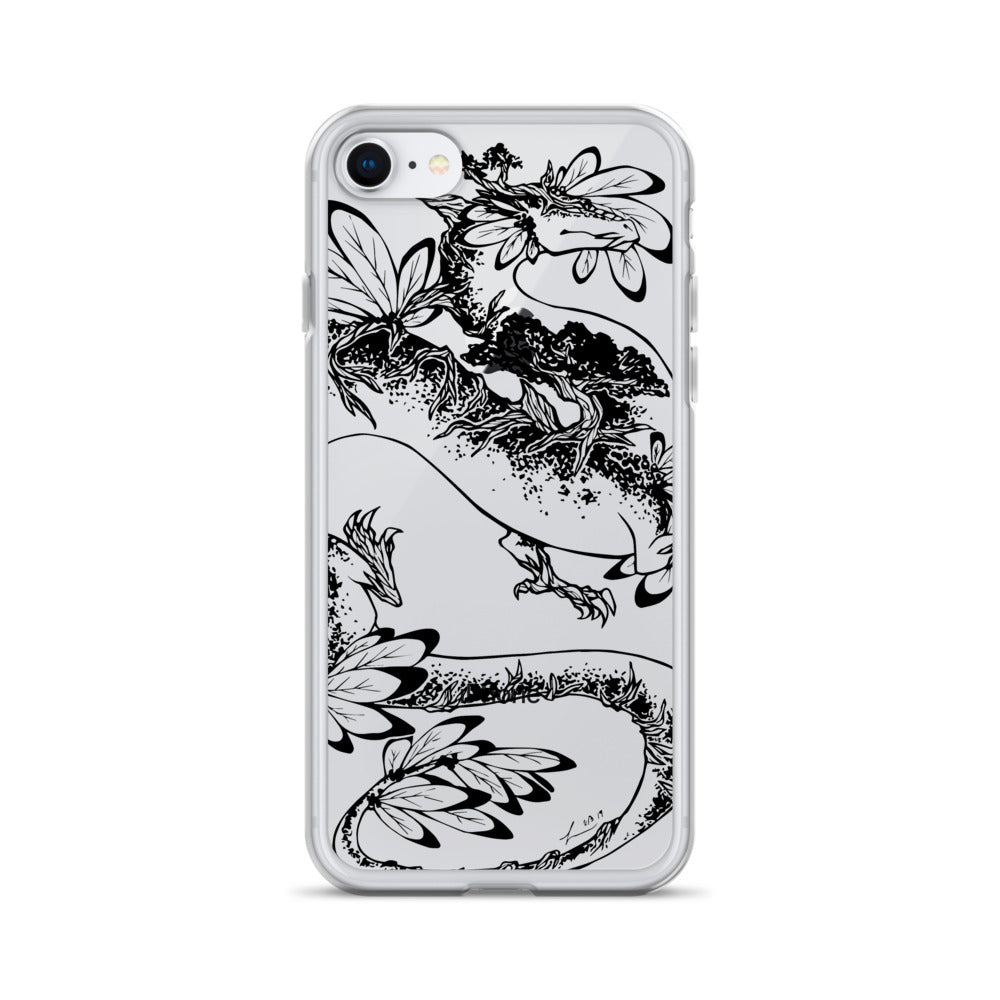 Mokalin, Plant Dragon iPhone Case - Art By Linai