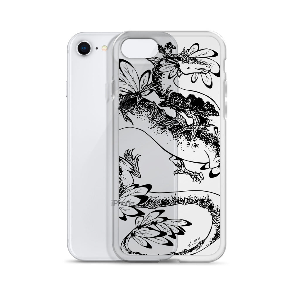 Mokalin, Plant Dragon iPhone Case - Art By Linai