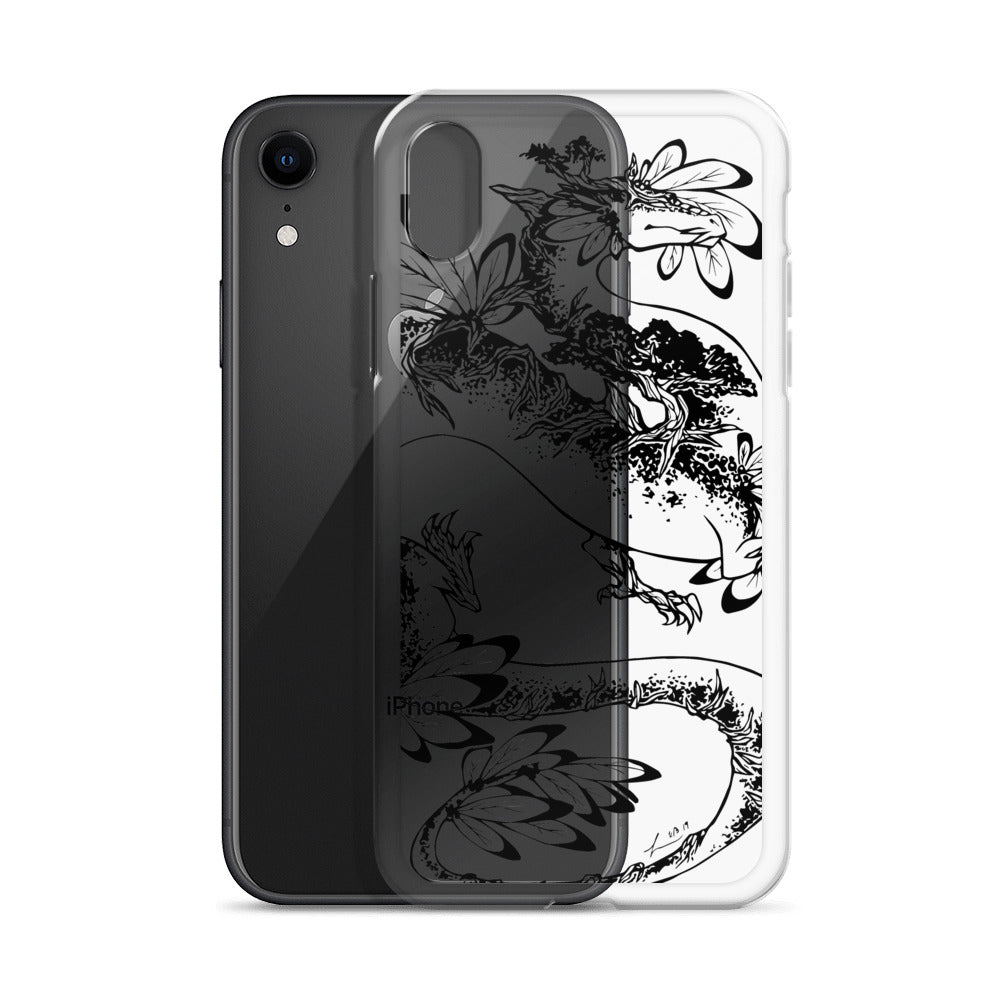 Mokalin, Plant Dragon iPhone Case - Art By Linai