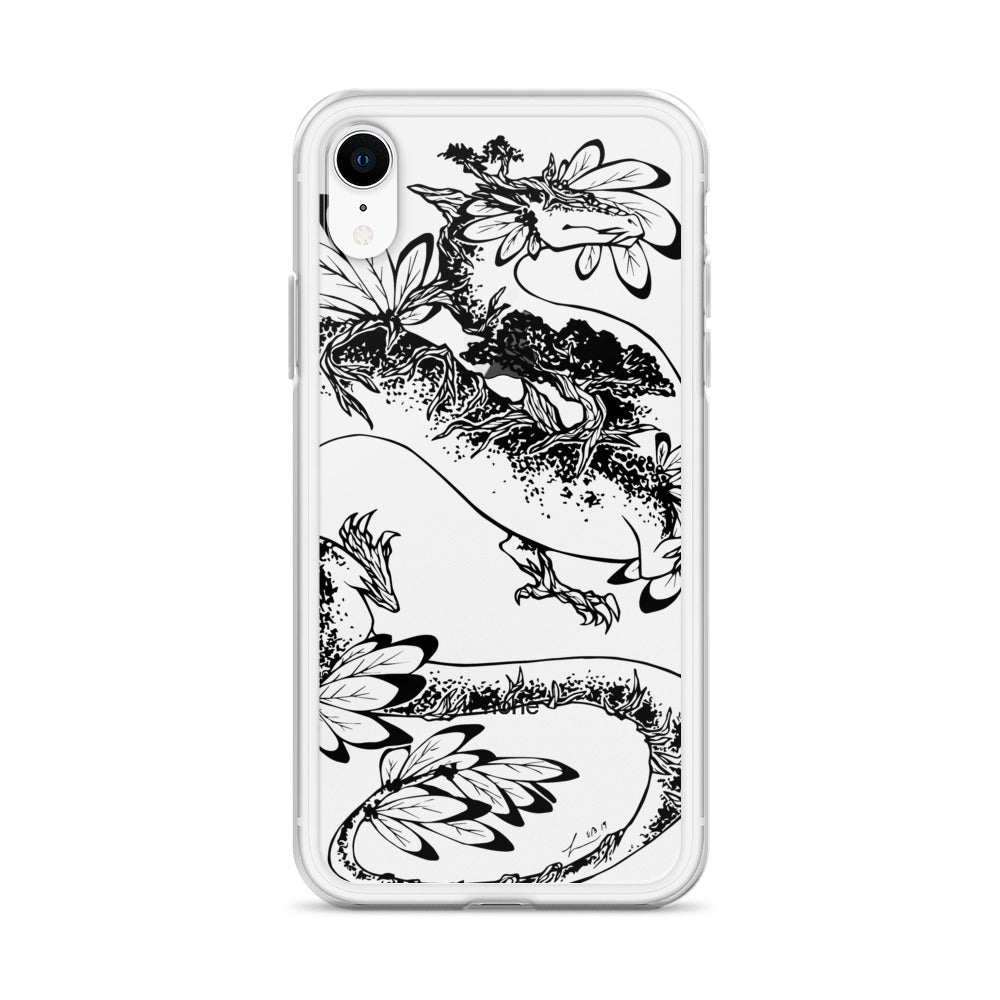Mokalin, Plant Dragon iPhone Case - Art By Linai