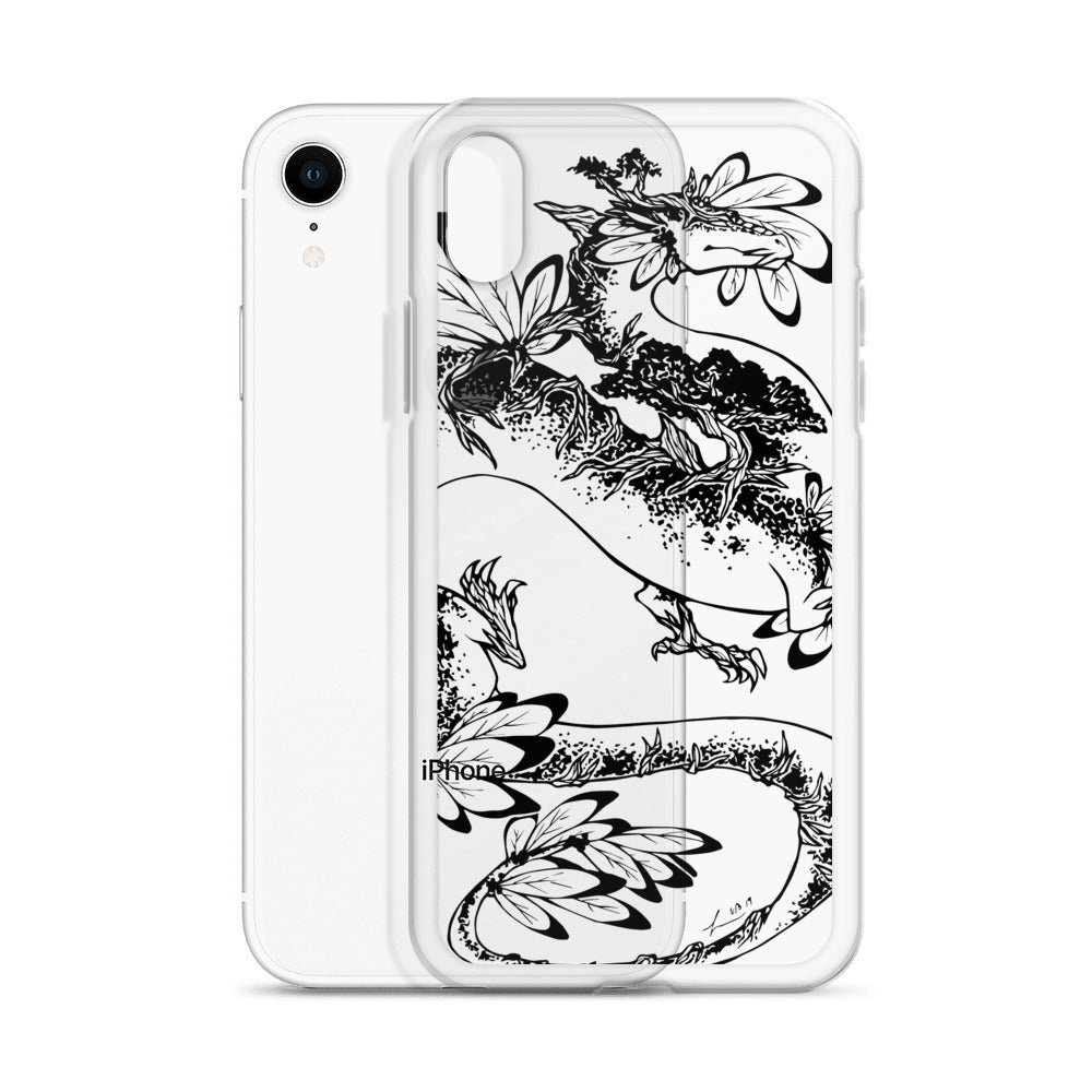 Mokalin, Plant Dragon iPhone Case - Art By Linai