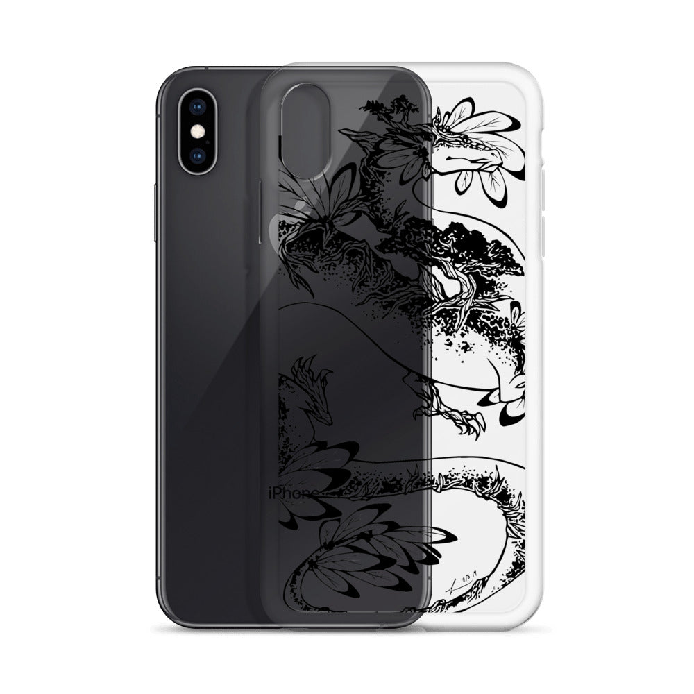 Mokalin, Plant Dragon iPhone Case - Art By Linai