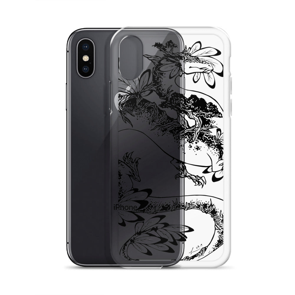 Mokalin, Plant Dragon iPhone Case - Art By Linai