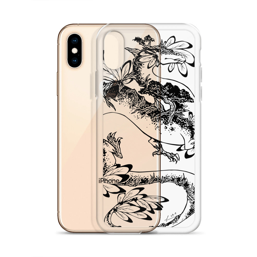 Mokalin, Plant Dragon iPhone Case - Art By Linai