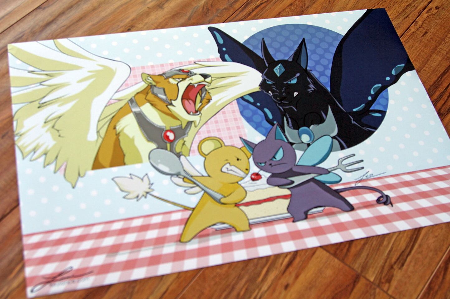 Kero vs. Suppi Print - Art By Linai