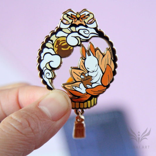 Moon Festival Lantern Enamel Pin