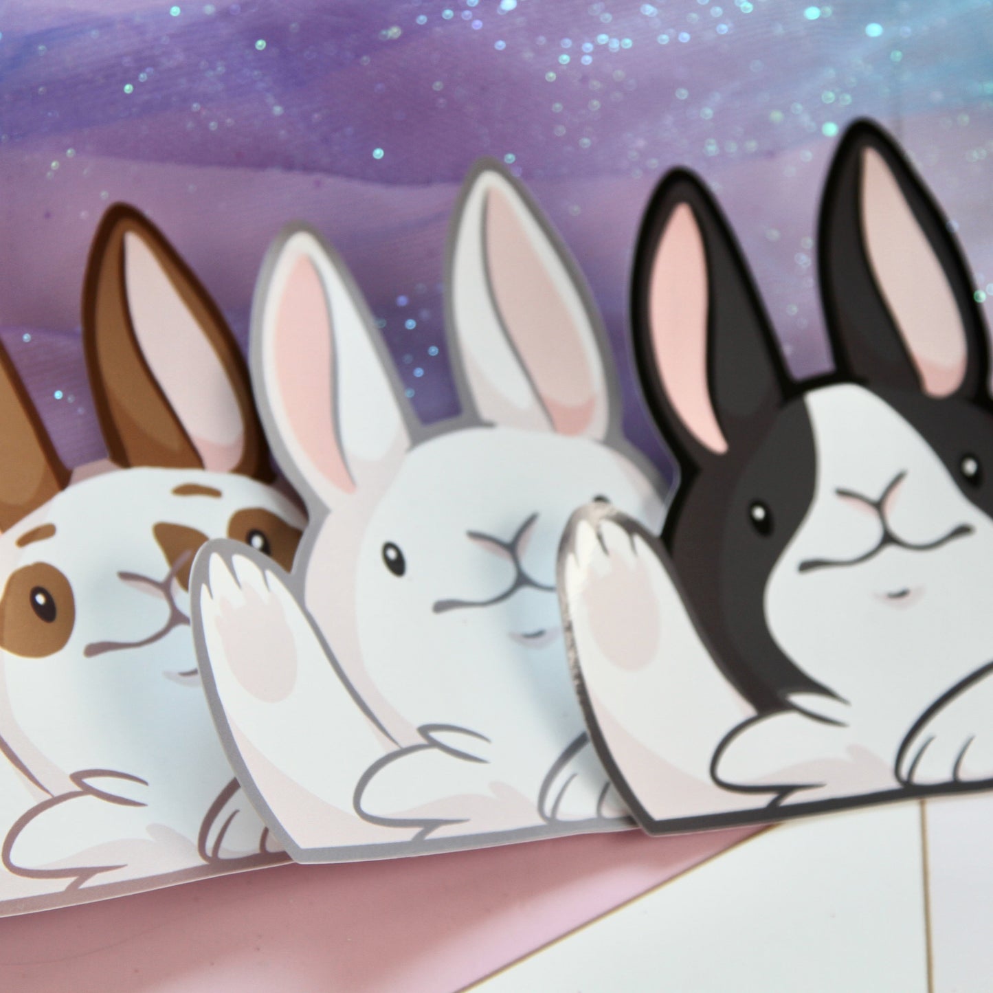 Bunny Wave Static Cling