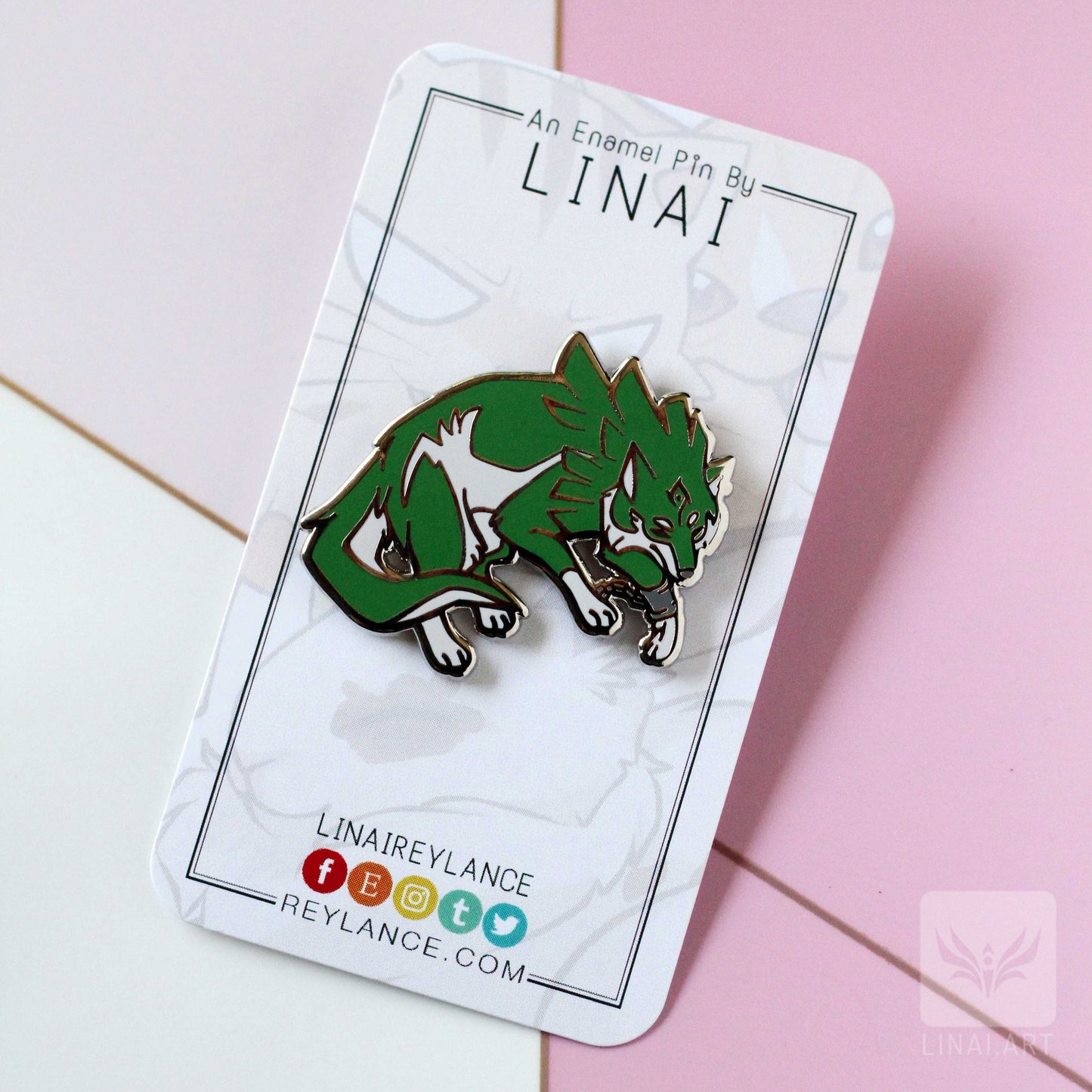 Wolf Link Enamel Pin