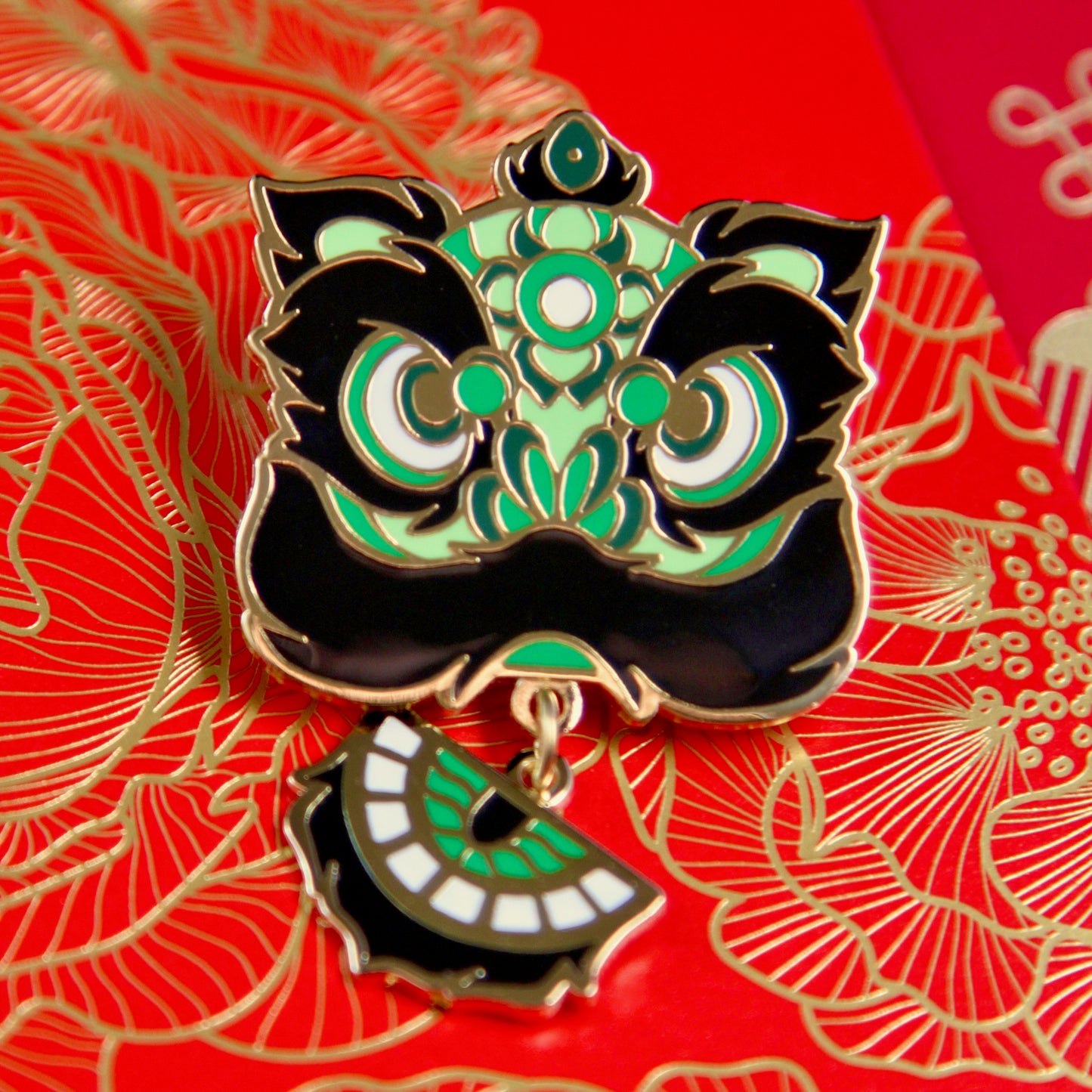 Lunar New Year Lion Enamel Pin