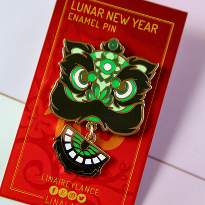 Lunar New Year Lion Enamel Pin