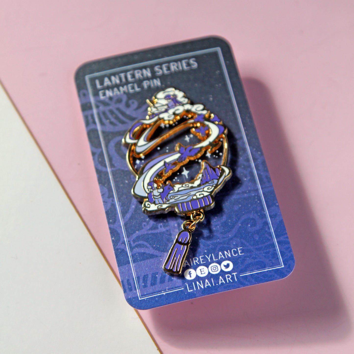 Qixi Lantern Enamel Pin