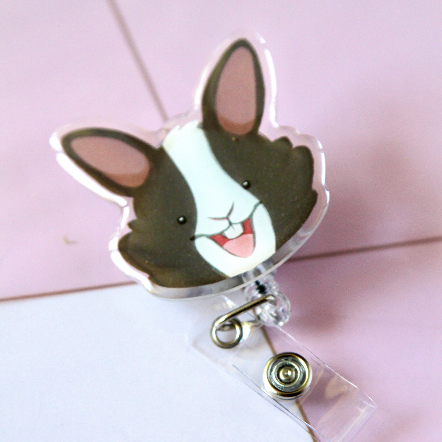 Dutch Bunny Retractable Badge Reel