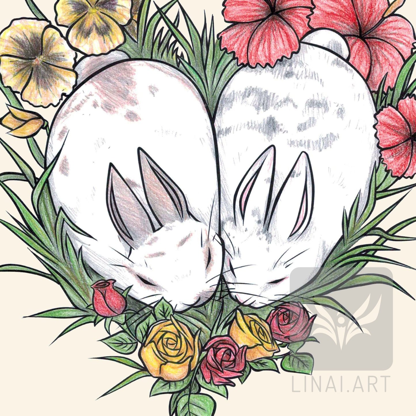 Bunny Bonding Print