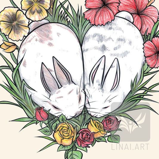 Bunny Bonding Print