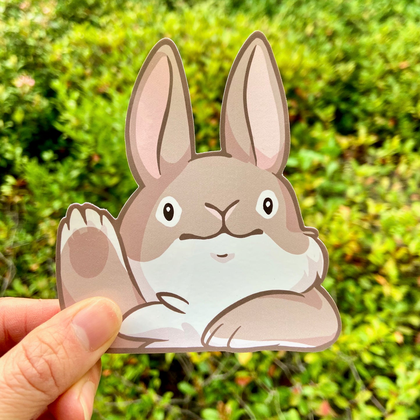 Bunny Wave Static Cling