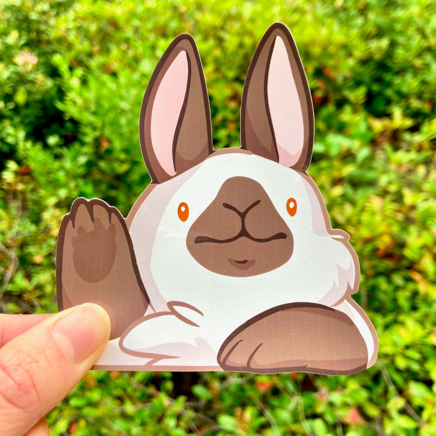 Bunny Wave Static Cling