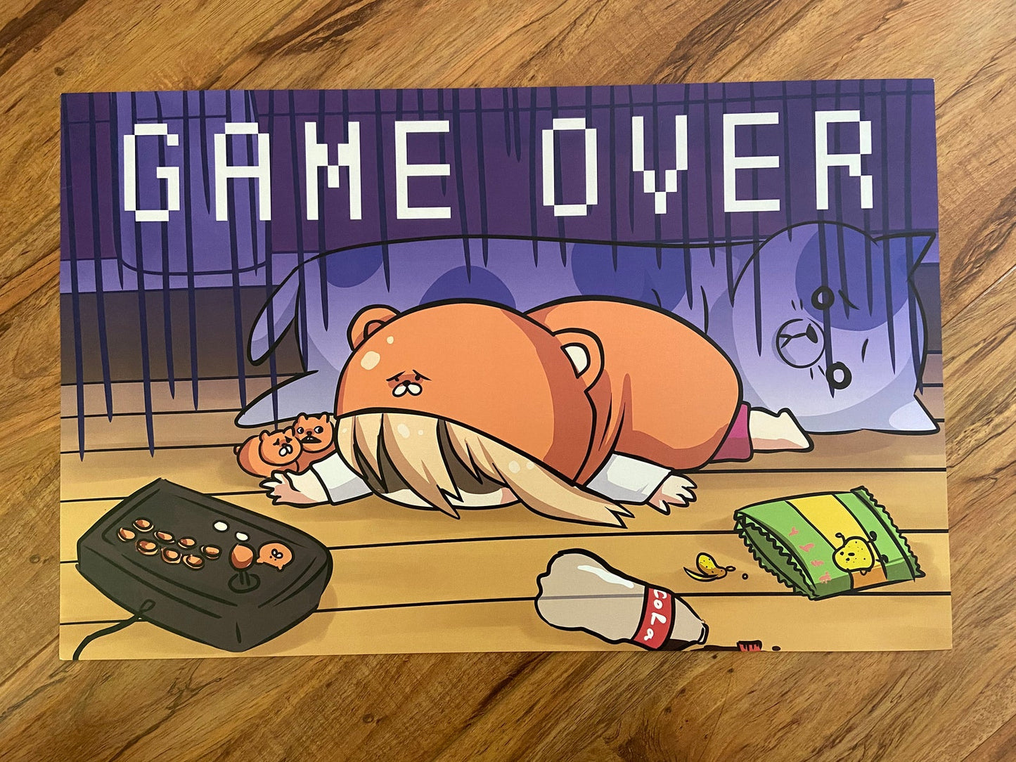 Game Over - Himouto! Umaru-chan Print - Art By Linai