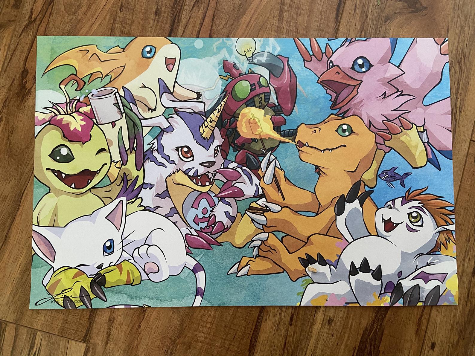 Digimon Adventure Print - Art By Linai