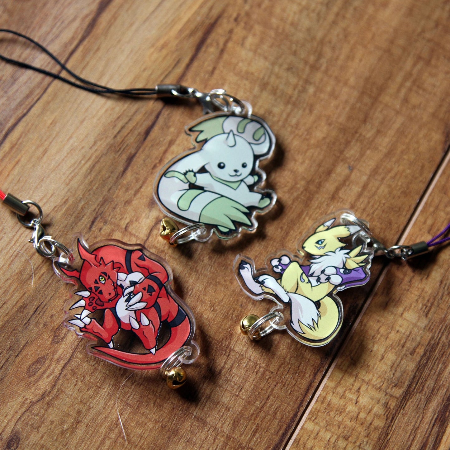 Digimon Tamers Charms - Art By Linai