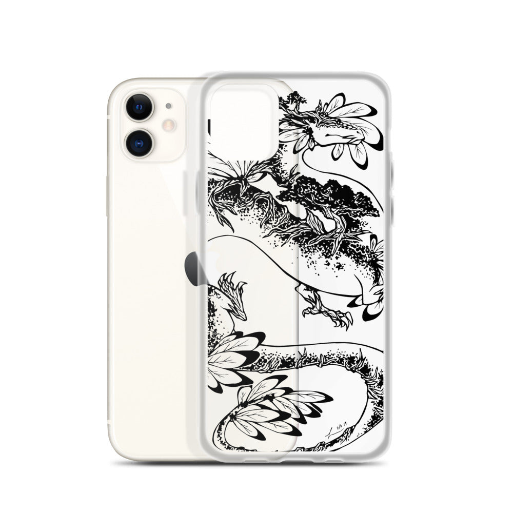 Mokalin, Plant Dragon iPhone Case - Art By Linai