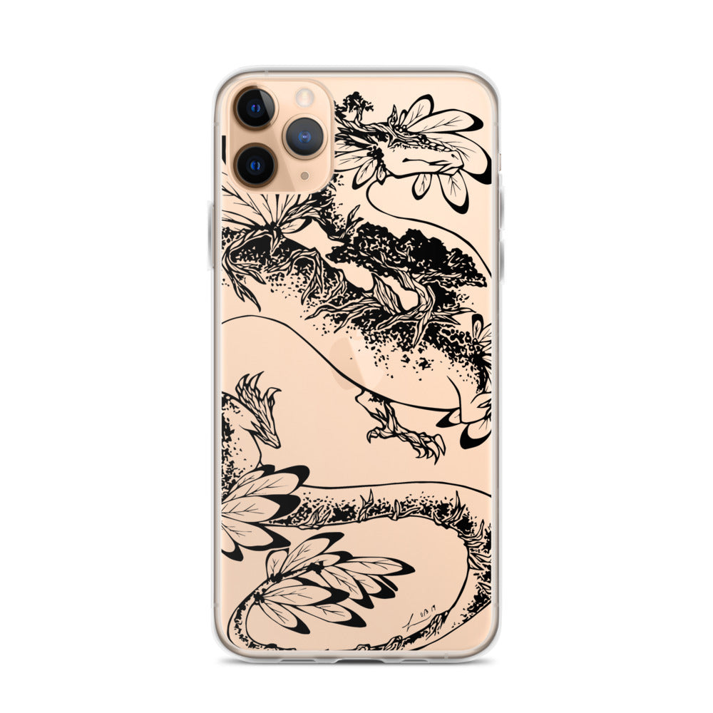 Mokalin, Plant Dragon iPhone Case - Art By Linai
