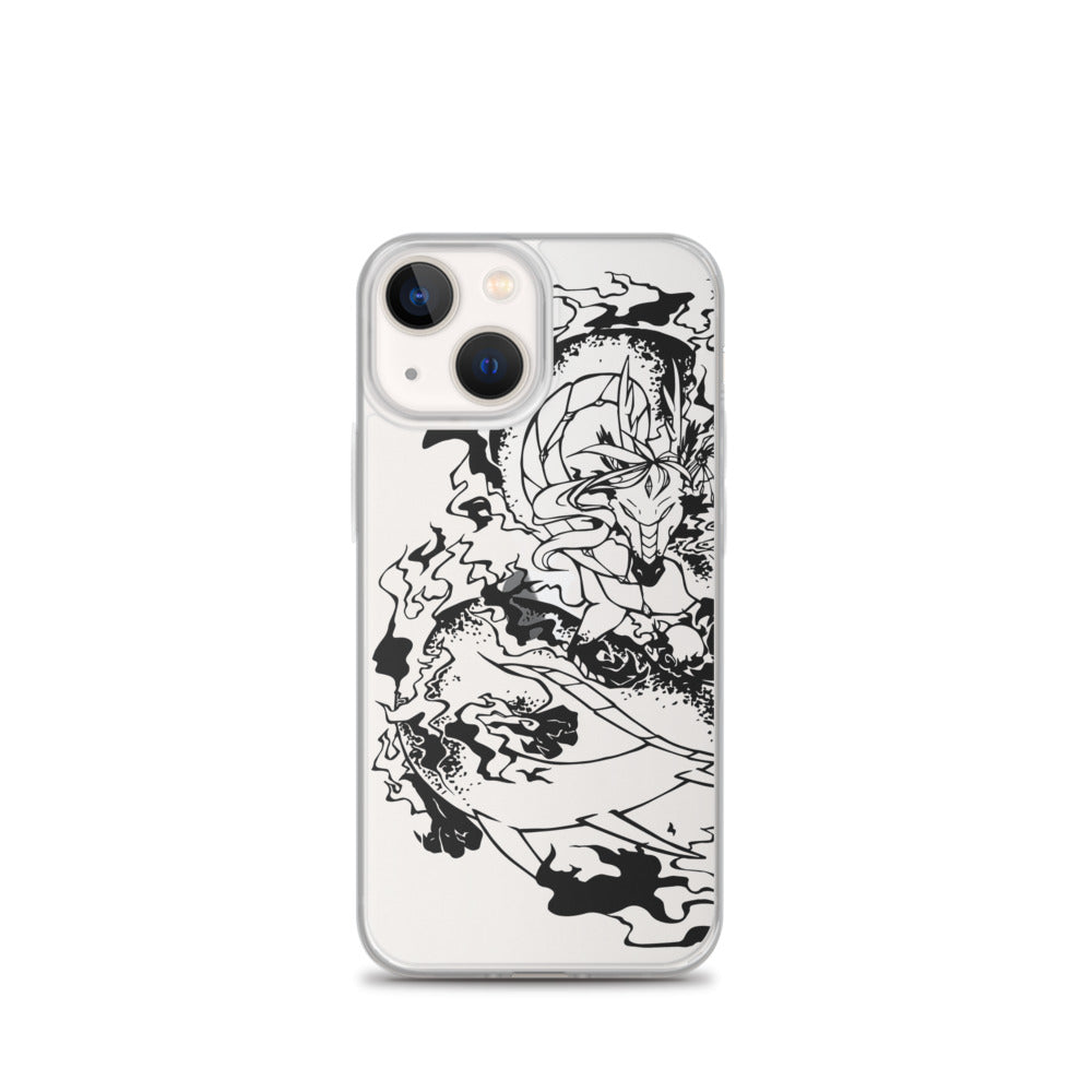 Yue, Fire Dragon iPhone Case