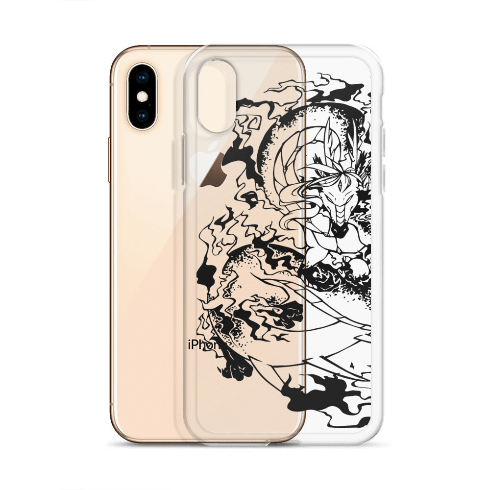 Yue, Fire Dragon iPhone Case - Art By Linai
