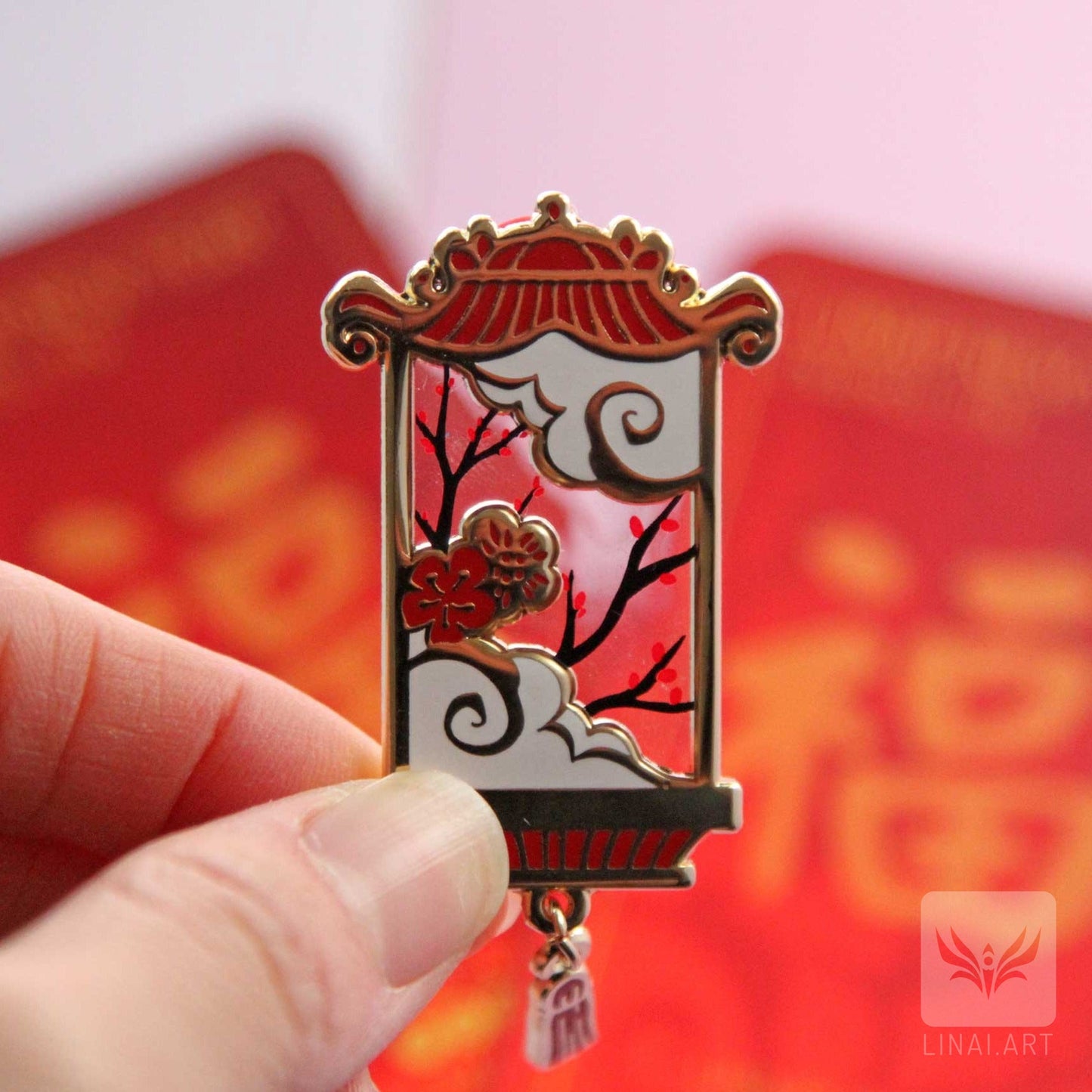 Lunar New Year Lantern Enamel Pin