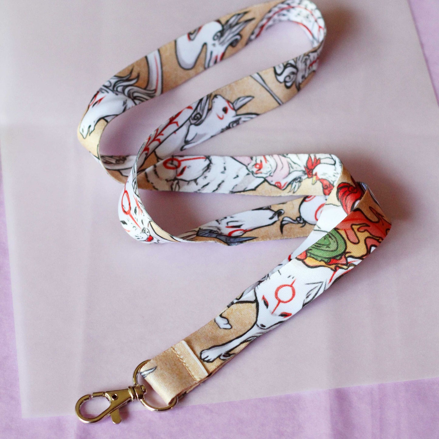 Okami Celestial Brush Gods Lanyard