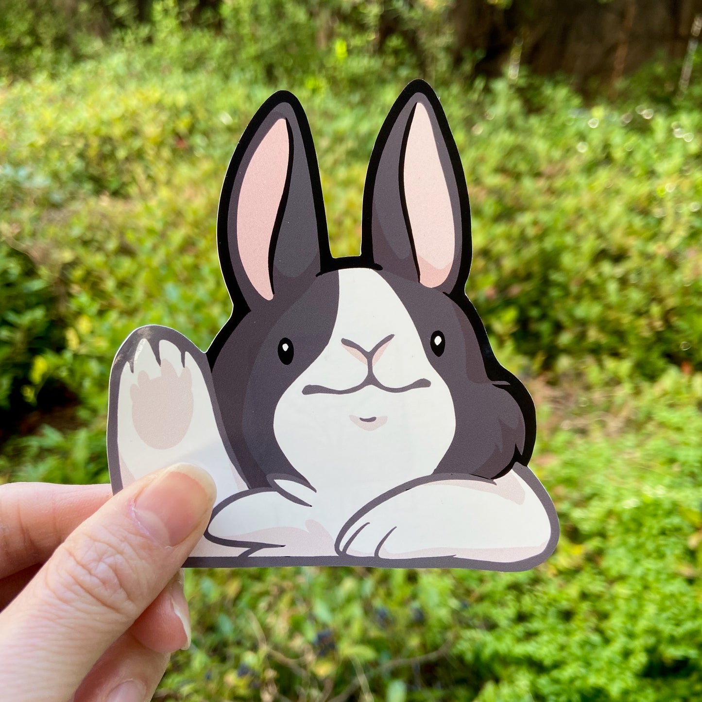 Bunny Wave Window Cling