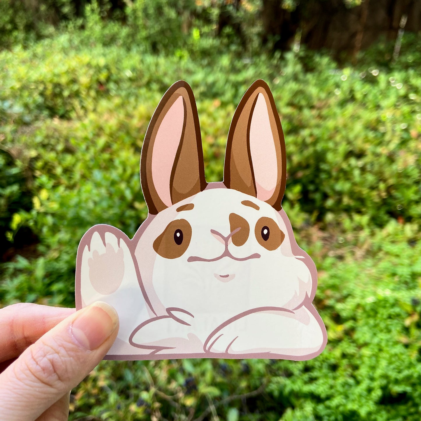 Bunny Wave Window Cling