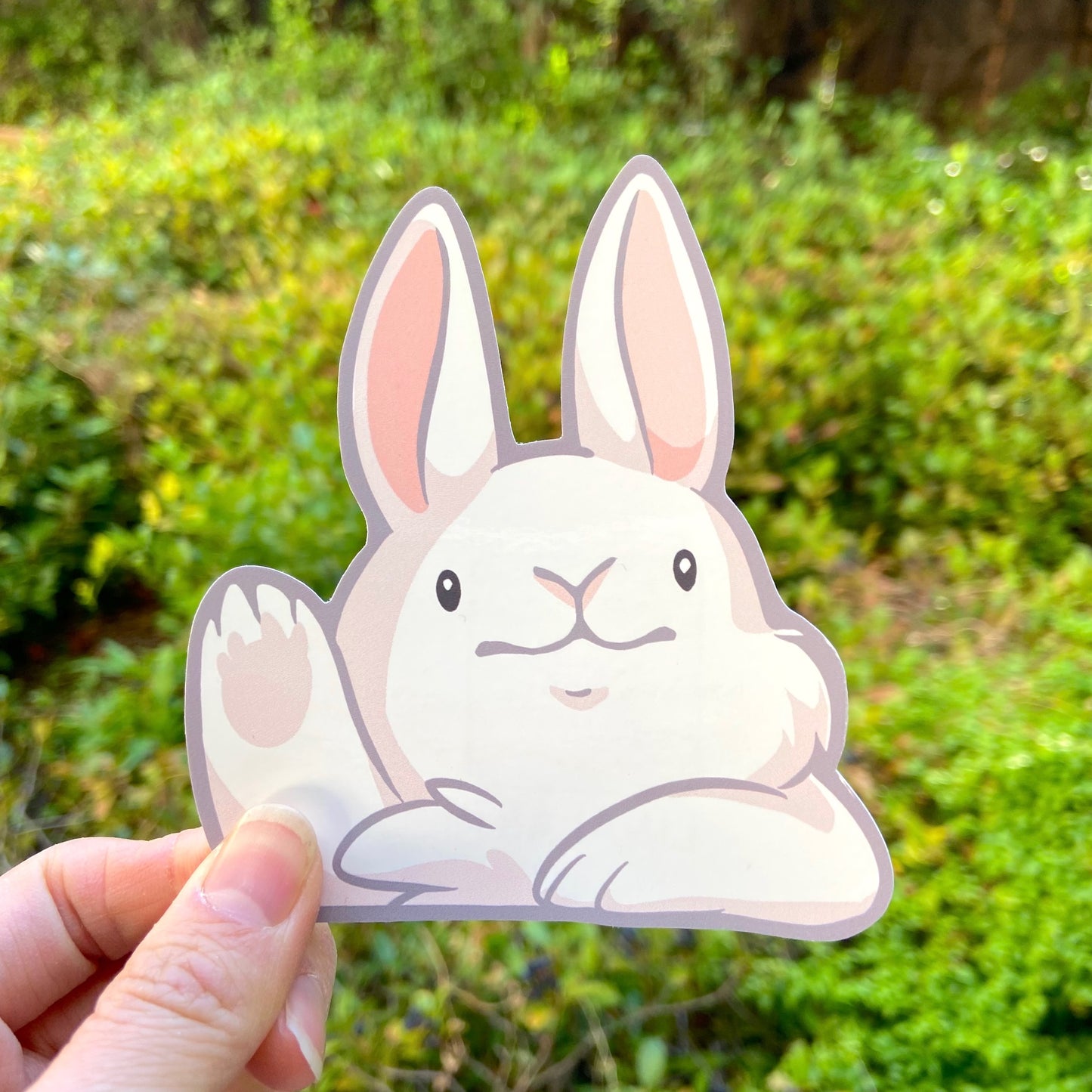 Bunny Wave Window Cling