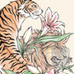 Tiger, Lily, Lion Print