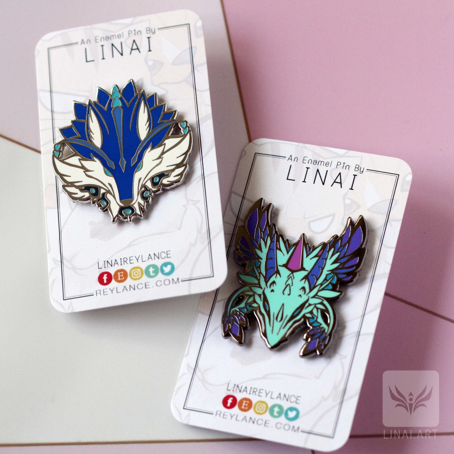 Genshin Impact Glow-in-the-Dark World Boss Enamel Pins